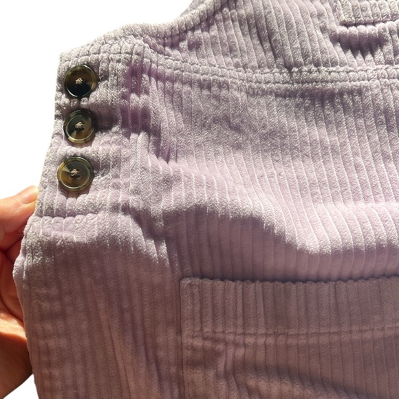 Wild Fable Blush Pink Corduroy Overall Dress size L perfect for Valentine’s Day - Picture 2 of 3